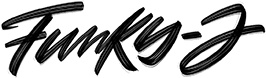 Funky J Logo Black